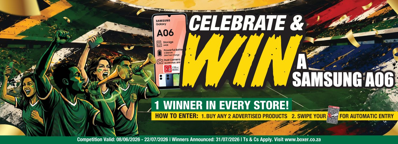 Celebrate and win a Samsung A06
