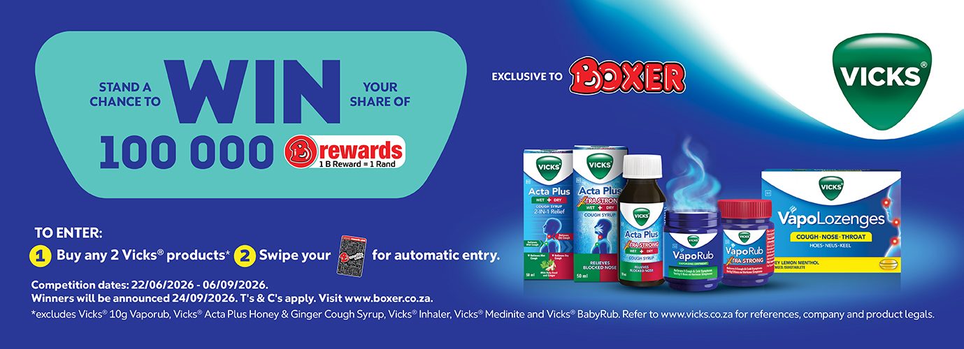 Vicks — win your share of 100 000 B Rewards
