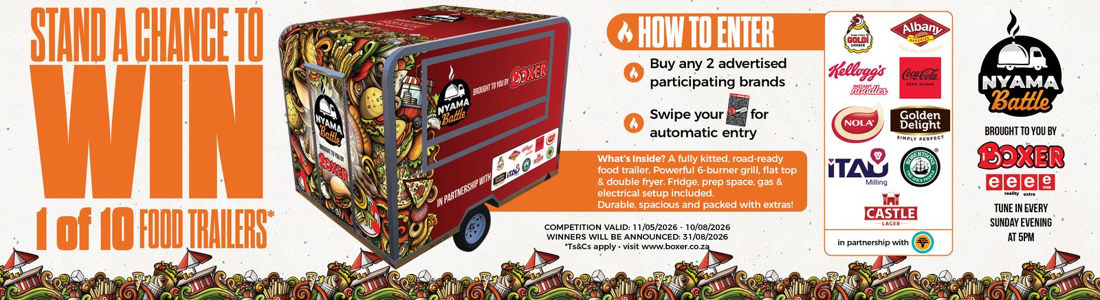 Nyama Battle — win 1 of 10 food trailers